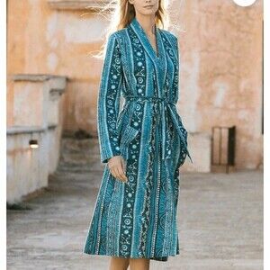 Peruvian Connection Caravan Artisan Full Length Robe Women's XXL Made in Peru